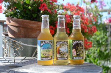 Naturfrisk saft i tre varianter &ndash; ideel til solrige sommerdage og udend�rs servering.